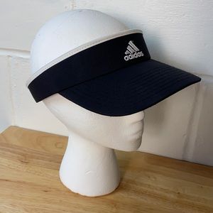 Adidas Visor Climalite black white hat one size